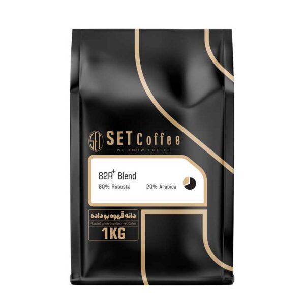 دانه قهوه ترکیبی 82R+