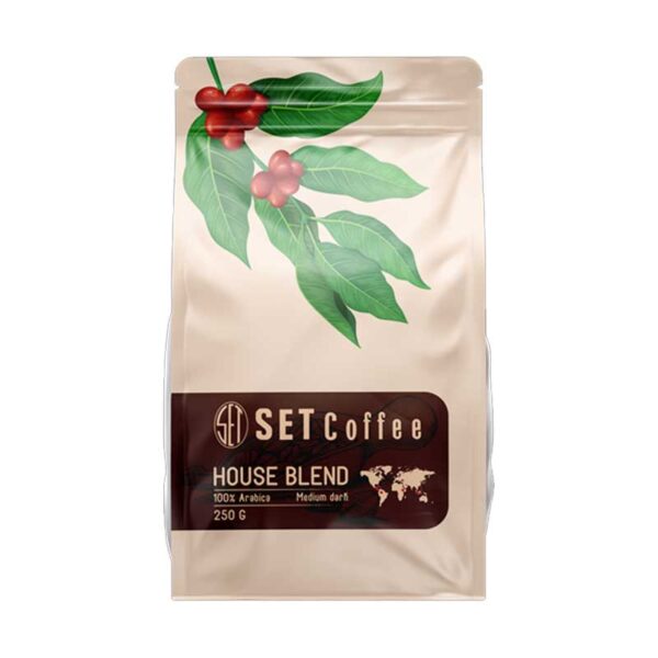 دانه قهوه ترکیبی HOUSE Blend 100% Arabica