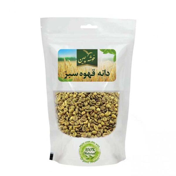 دانه قهوه سبز خوشه چین