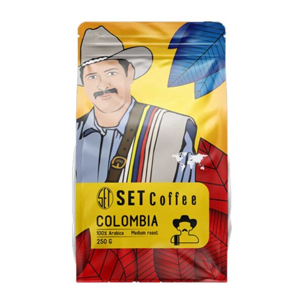 دانه قهوه کلمبیا Colombia