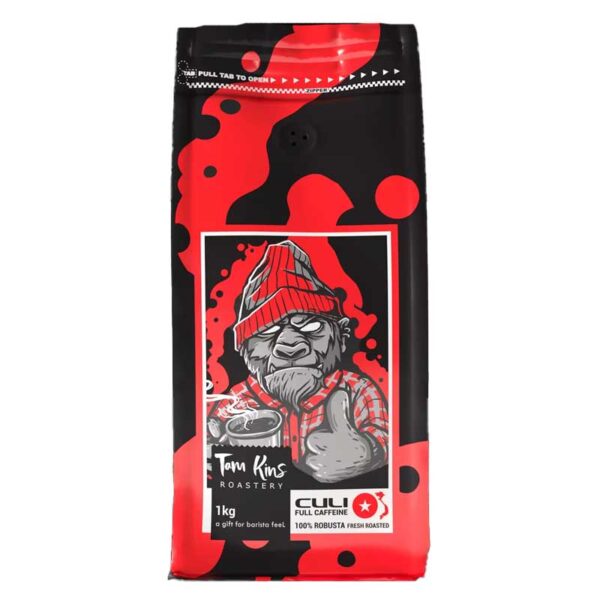 قهوه ربوستا ۱۰۰% کولی قرمز تام کینز