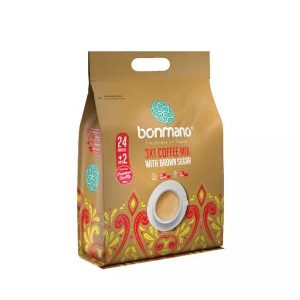 کافی میکس 3x1 بن مانو با شکر قهوه‌ای