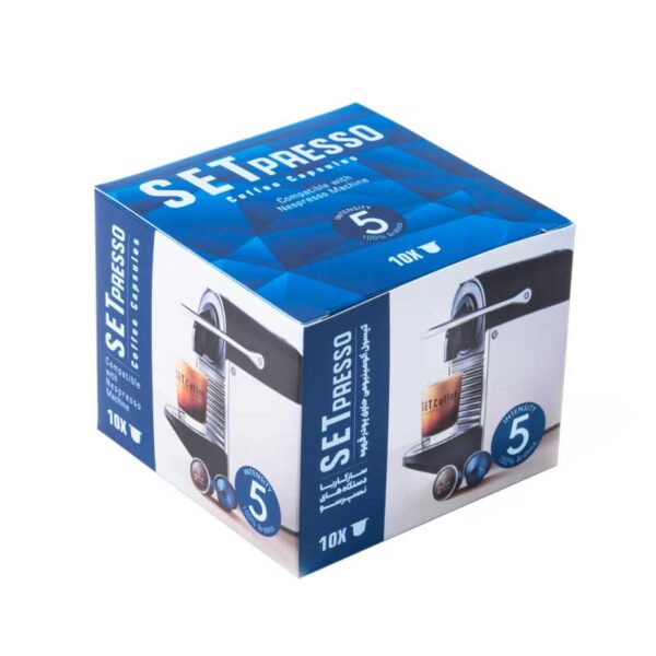 کپسول قهوه SETpresso سازگار با دستگاه نسپرسو BLUE