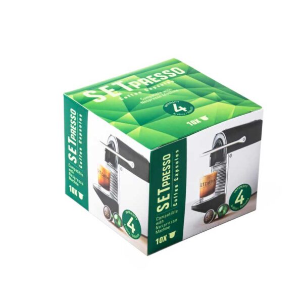 کپسول قهوه SETpresso سازگار با دستگاه نسپرسو GREEN