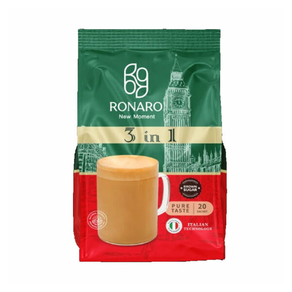 قهوه فوری 3 در 1 ساشه ای رونارو