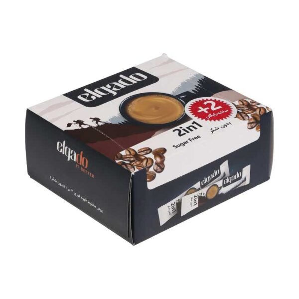 قهوه فوری مخلوط 2 در 1 بدون قند الگادو