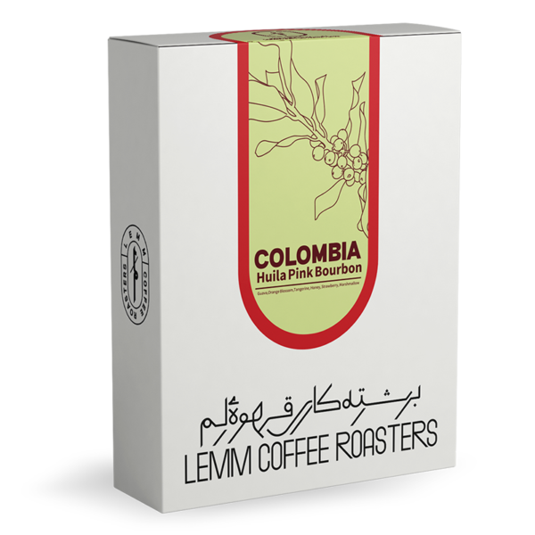 قهوه تخصصی کلمبیا لم / هویلا پینک بوربن (۸۰ گرمی)