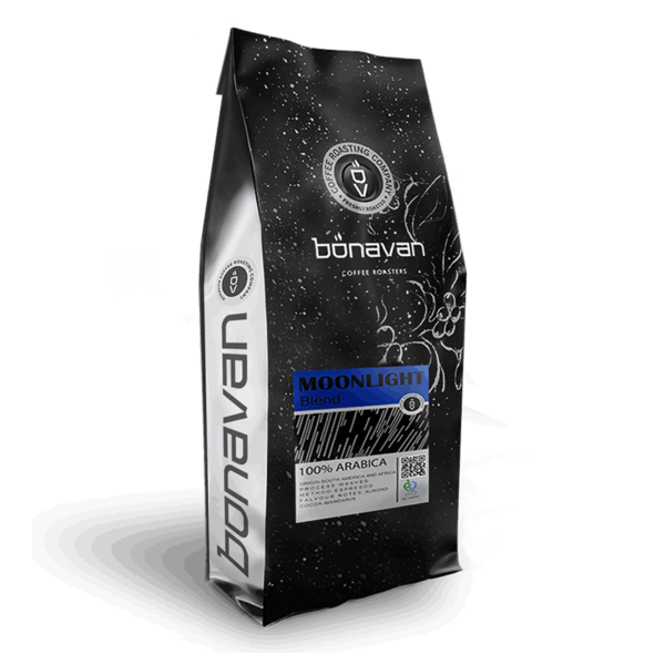 قهوه اسپرسو بناوان بلند مون لایت 100% عربیکا