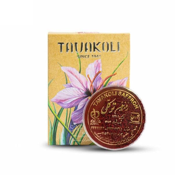 زعفران قوطی (سرگل ) نیم مثقال توکلی