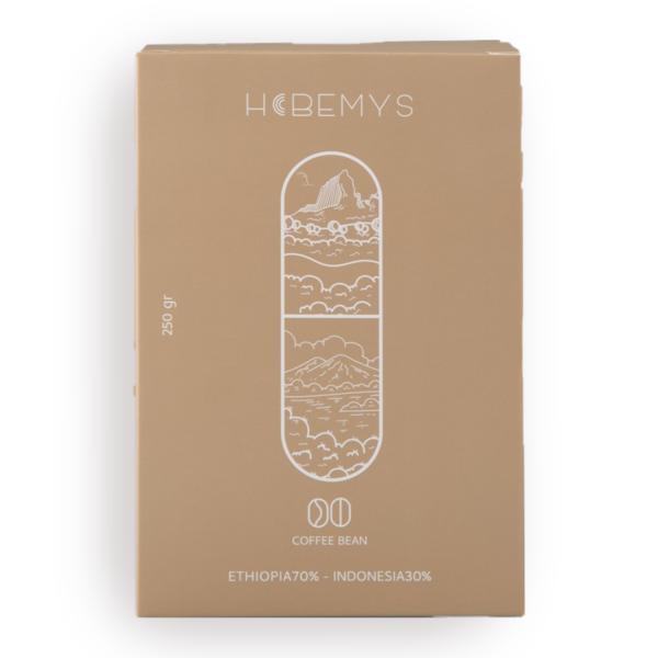 قهوه ترکیبی هبمیس - اتیوپی 70 درصد، اندونزی 30 درصد