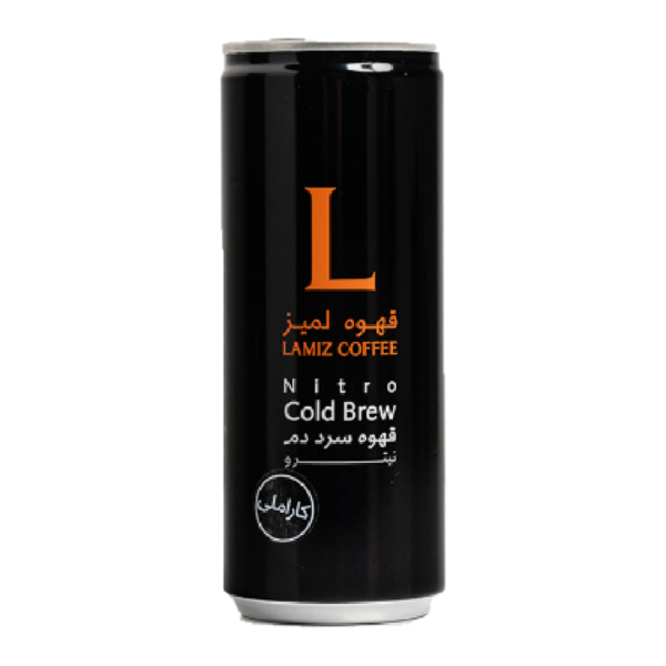 قهوه سرد دم نیترو کاراملی لمیز