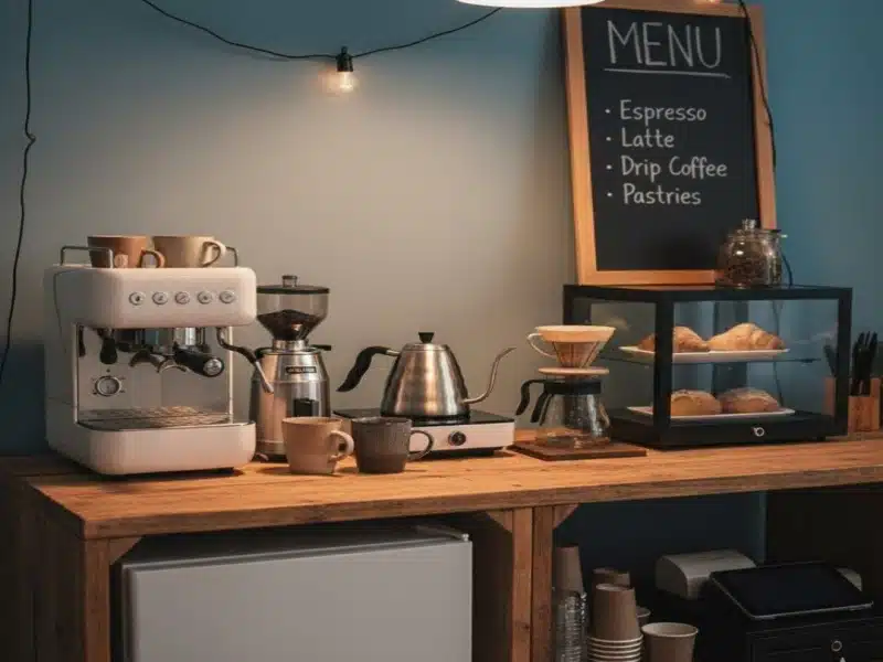 لیست تجهیزات ضروری برای کافه‌های کوچک با بودجه محدود