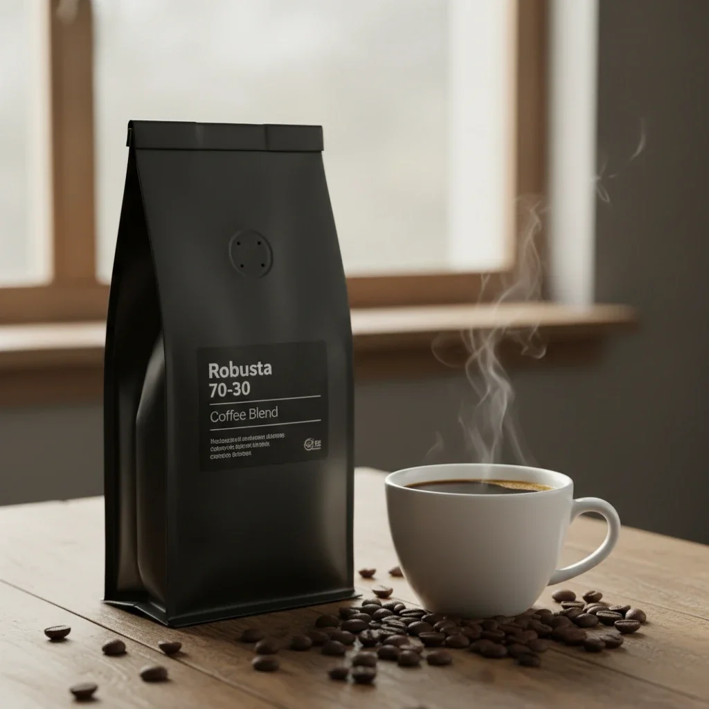قهوه ۷۰ به ۳۰ ربوستا