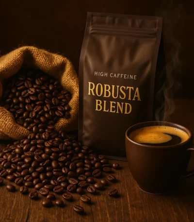میکس دانه‌های روبوستا با کافئین بالا
