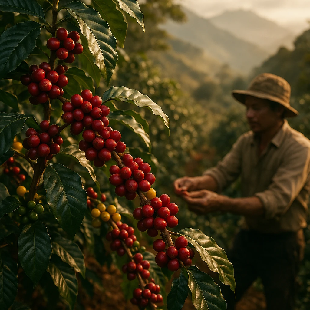 برداشت قهوه